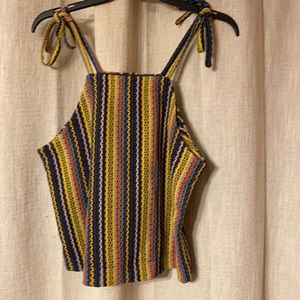 Madewell Texture & Thread Tank, Size Med